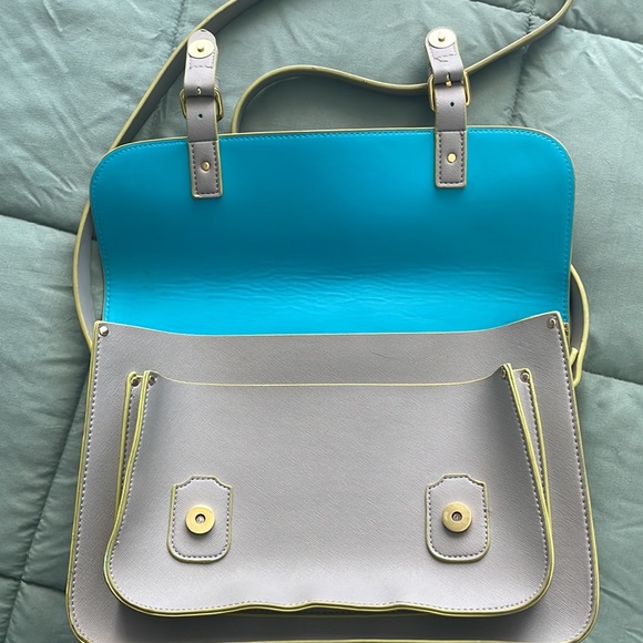 Indigo Gray Bookbag/Satchel - Picture 4 of 11